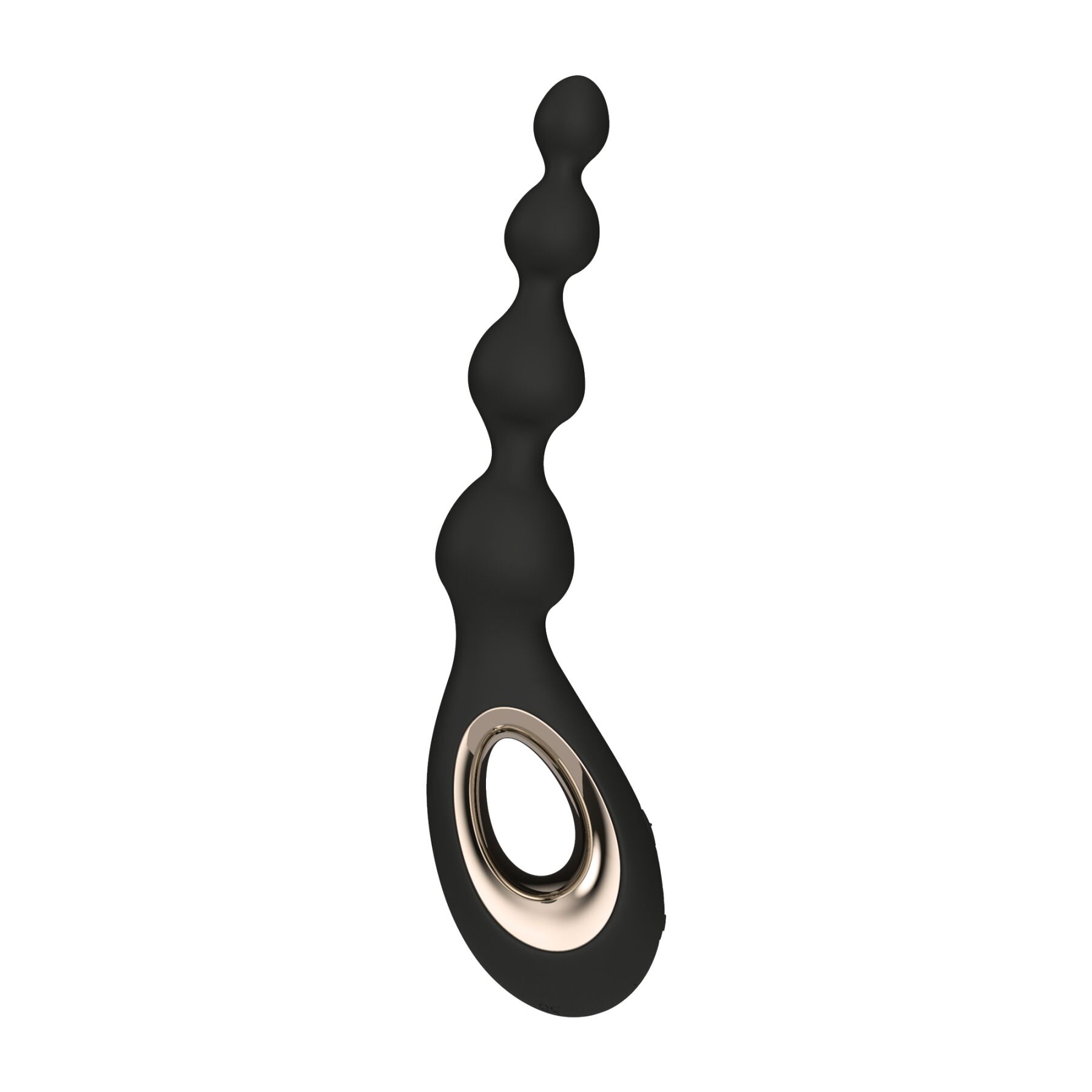 LELO Soraya Beads Black vibrating anal beads, various bead diameters, 8 modes