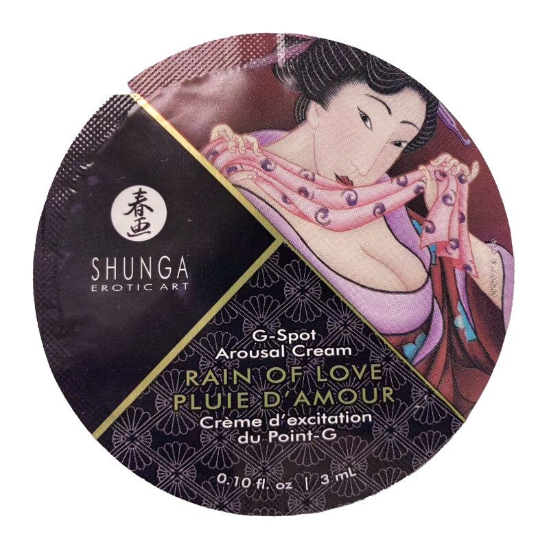 G-Spot Stimulating Cream Sample Shunga RAIN OF LOVE (3 ml)