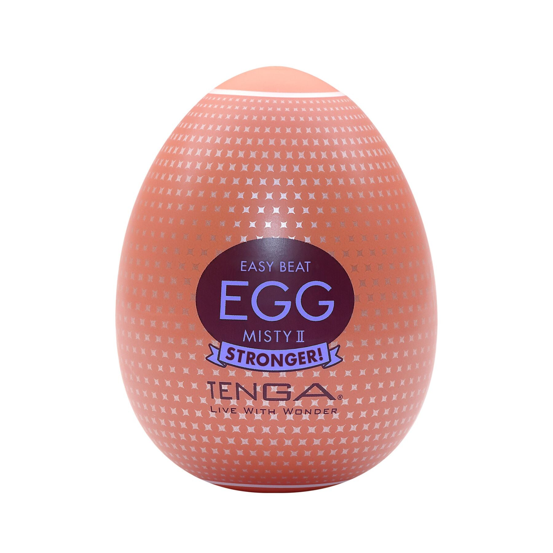 Tenga Egg Misty II Masturbator, firm TPE, 5ml lubricant sample