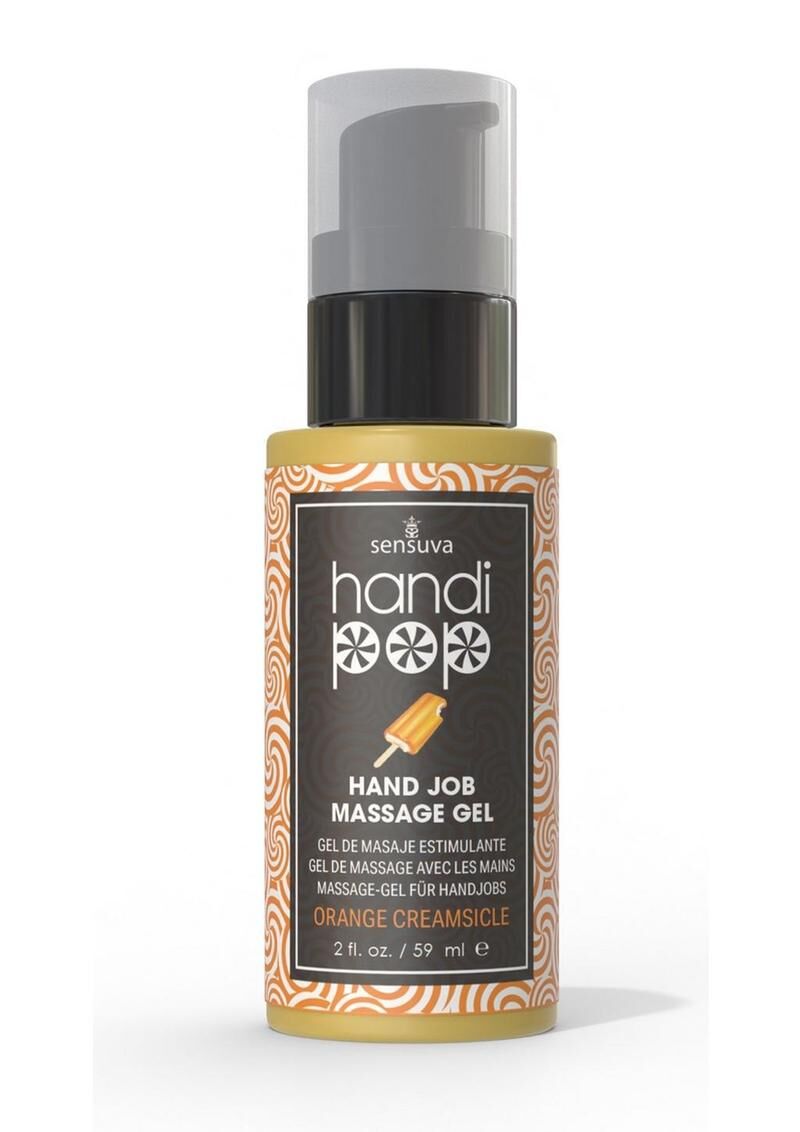 Delicious gel for refined manual and oral caresses Sensuva — Handipop Orange Creamsicle 59ml