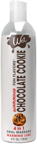 Wet Warming Chocolate Cookie 4-in-1 Water-Based Lubricant, Sugar-Free (118 ml)