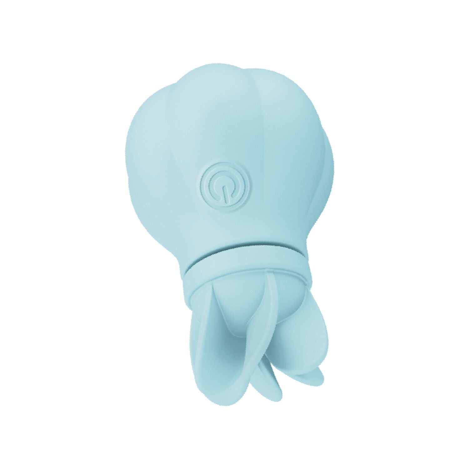 Adrien Lastic Caress Blue vibrator with rotating attachments for erogenous zone stimulation.