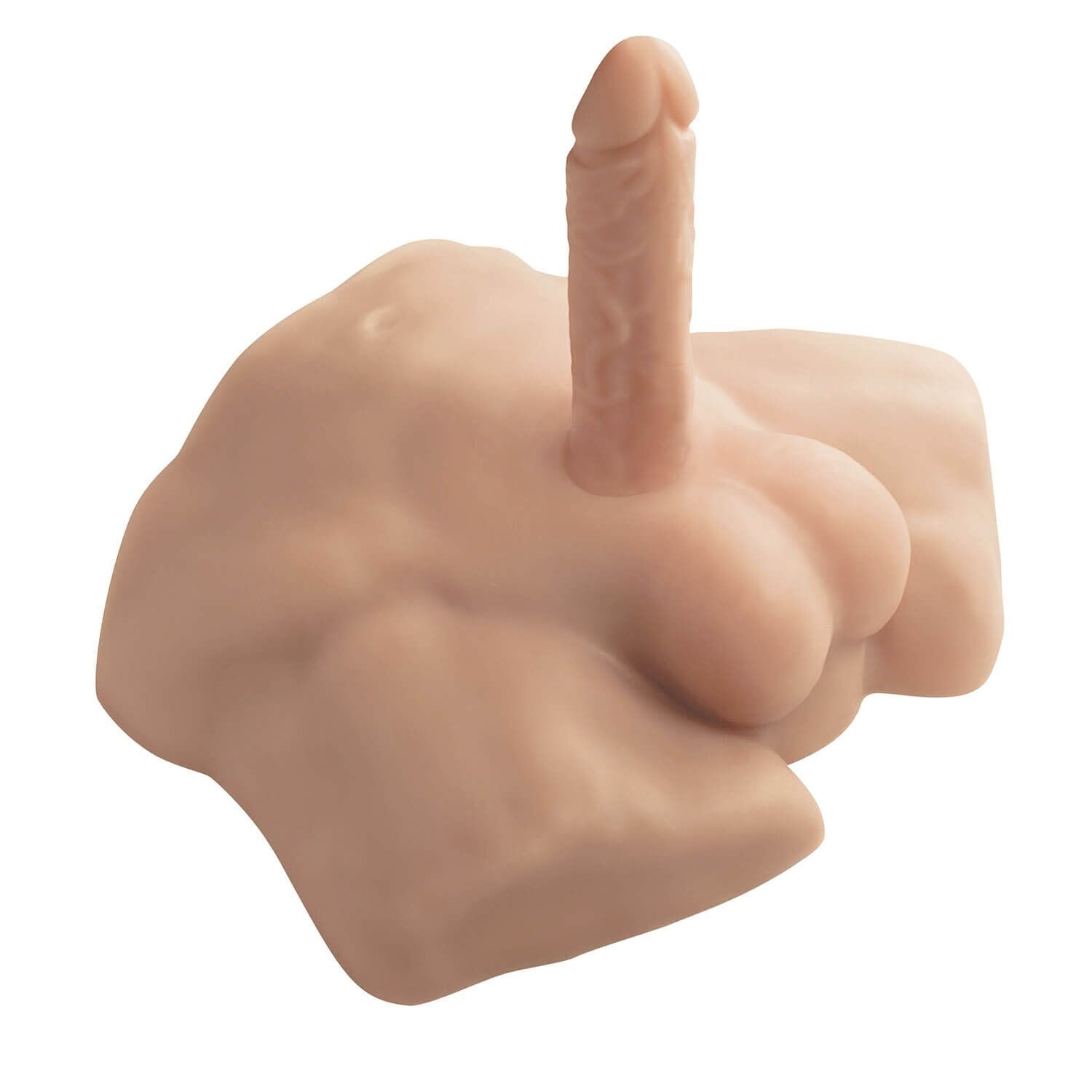 Torso with SilexD Apollo S Male Torso with Suction Cup Dildo, Super Realistic, Thermoreactive