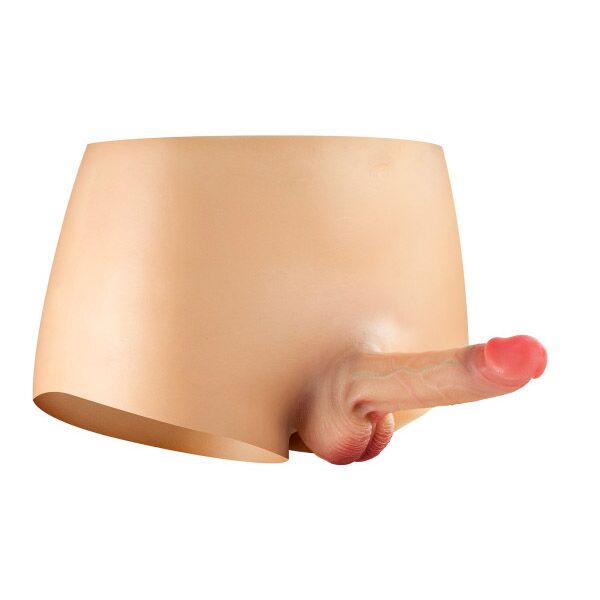 Silicone Panties with Dildo Real Body Real Manly, S/M, Integrated Design, for Her