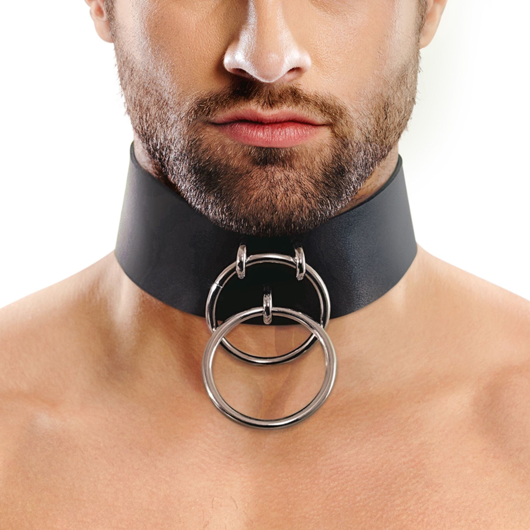 Men's Choker from Genuine Leather Art of Sex - Zane Collar