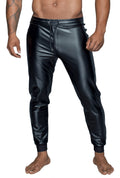 Men's Noir Handmade H063 Powerwetlook treggings, L, wet look