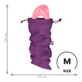 Мішечок для секс-іграшок Satisfyer Treasure Bag M, фіолетовий, на шнурку