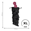 Satisfyer Treasure Bag XL for Sex Toys, Black, Drawstring