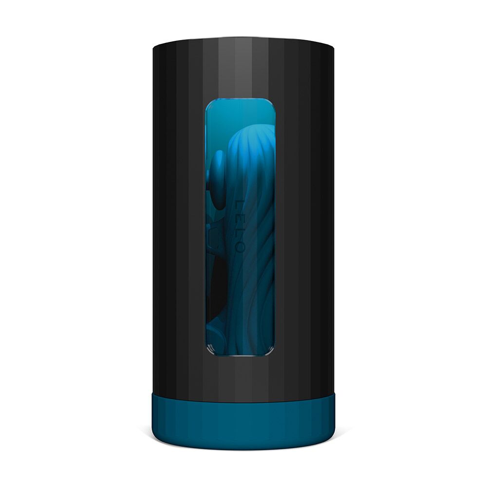 LELO F1S V3 XL Teal Smart Masturbator, Enlarged, 2 Motors, 8 Modes, Sonic Wave Stimulation