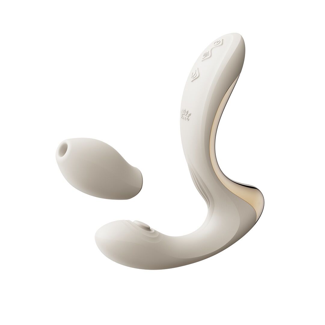 Zalo – Talis G-Spot PulseWave Vibrator Ivory White