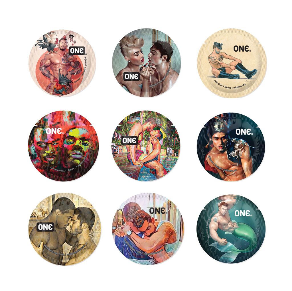 ONE Classic Select MSM Collection Condom, 1 pc, smooth, lubricated, designer packaging