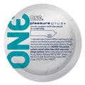 ONE Pleasure Plus Condom, 1 pc, with a ribbed tip, lubricated