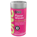 ONE FlavorWaves Flavored Condoms, 12 ct, 6 flavors, 6 colors, gift tube packaging