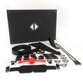 LOCKINK Bondage & Restraint Set, Black, Genuine Leather, Restraints, Mask, Gag