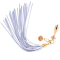 Anal plug with flogger LOCKINK SEVANDA White Pony-Tail Anal Rose-shape Plug