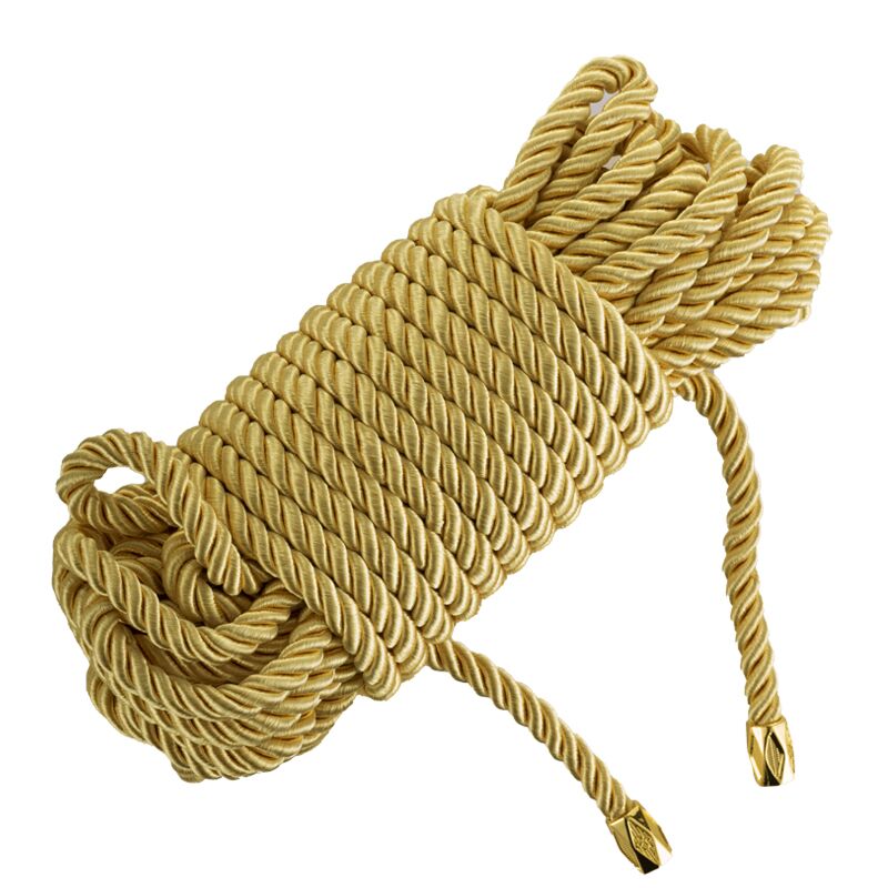 LOCKINK SEVANDA Shibari Practice Rope, Gold, 8m, Nylon+Cotton