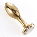 Metal anal plug LOCKINK SEVANDA Pearl Rose-shape Anal Plug, with artificial pearl