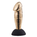 Prostate Vibrator LOCKINK SEVANDA Hercules, Gold, 10 Modes, Remote Control, Removable Suction Cup