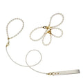 Перлинний набір для фіксації LOCKINK Pearl Bondage & Restraint Set, наручники, поножі, повідець