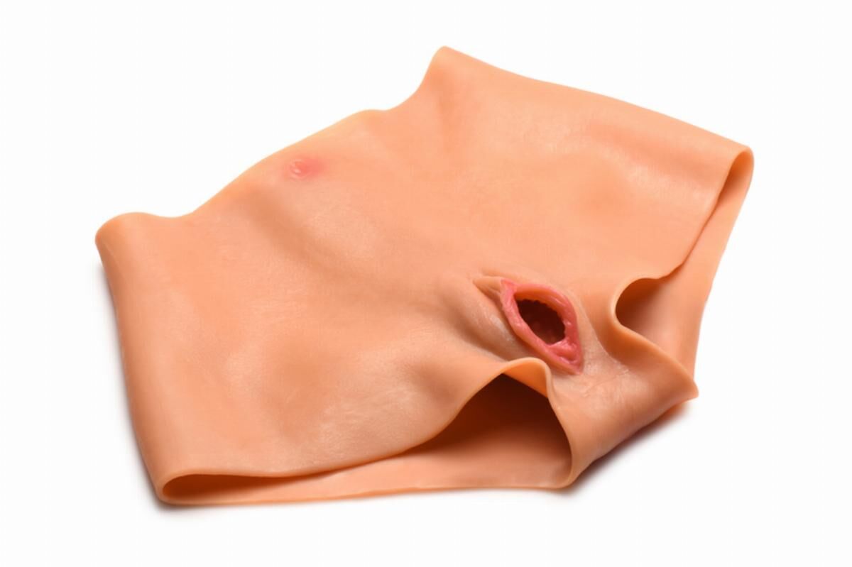 Master Series Silicone Vagina + Butt Panties - Medium