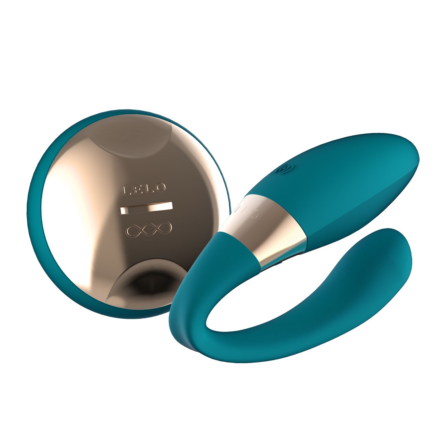 LELO Tiani Duo Ocean Blue Couples Vibrator, 2 Motors, Remote Control