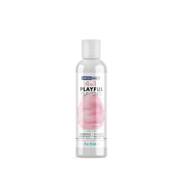 Sale!!! Swiss Navy 4 In 1 Cotton Candy Water-Based Lubricant 29.5 ml (expires 28.11.2026)