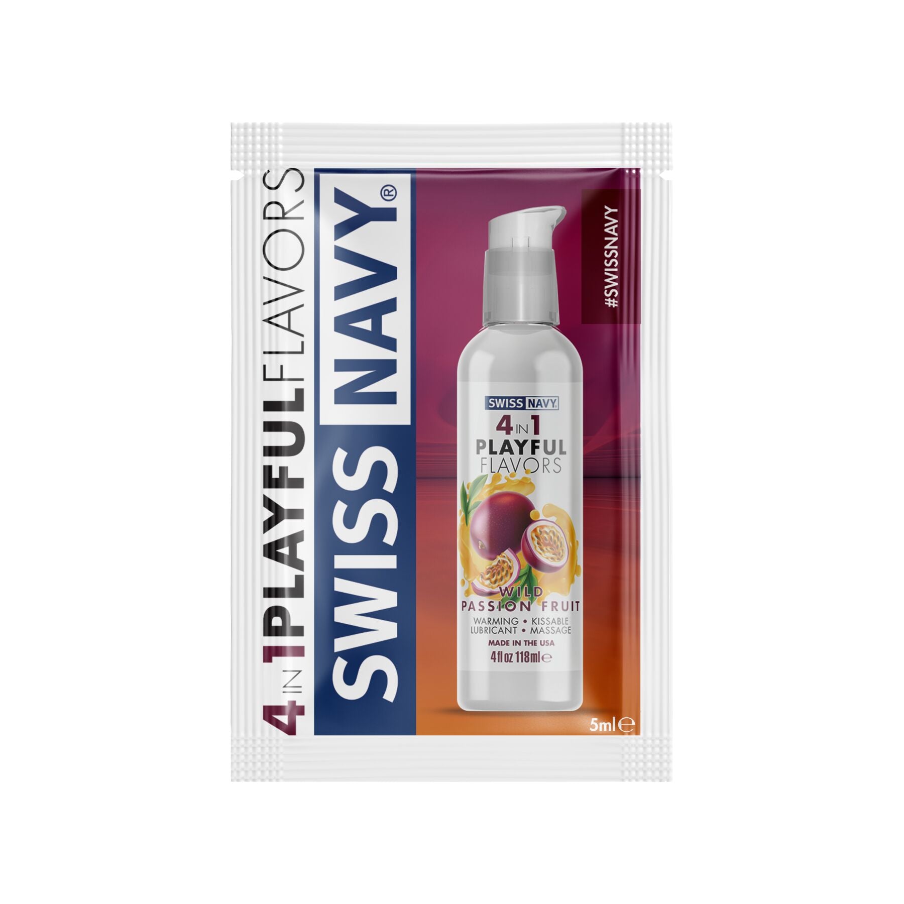 Sampler Swiss Navy 4 in 1 Wild Passion Fruit 5 ml