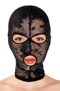 BDSM Hood Fetish Temptation Patterned Fishnet Hood