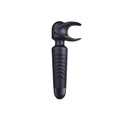 Masturbator Vibrator Manwan MAN.WAND EVO Black Plum, great for couples, vibrating fellatio