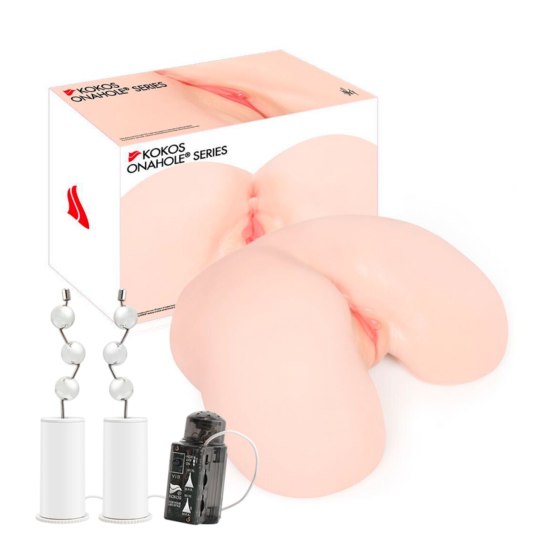 Kokos 003 Maria ONAHOLE Real Hips 2WayPlus Masturbator with Massage and Vibration Function