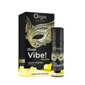 Orgie Dual Vibe! Lemon Gin And Tonic Kissable Liquid Vibrator, 15 ml