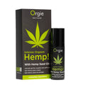 Збуджувальний гель для пар Orgie Hemp! Intense Orgasm, 15 мл, тепло-холод, ефект сильної вібрації
