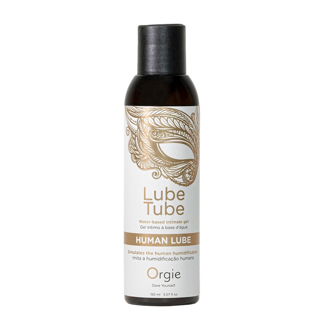 Water-based Lubricant Orgie Lube Tube Human Lube, 150 ml, imitates natural lubrication and saliva