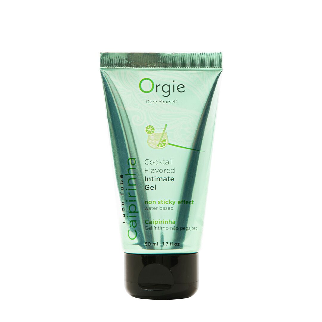 Sale!!! Orgie Lube Tube Cocktail Caipirinha Water-Based Lubricant 50ml (expires 18.10.2026)