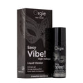 Liquid vibrator Orgie Sexy Vibe! High Voltage, 15 ml, tingling effect + very powerful vibration