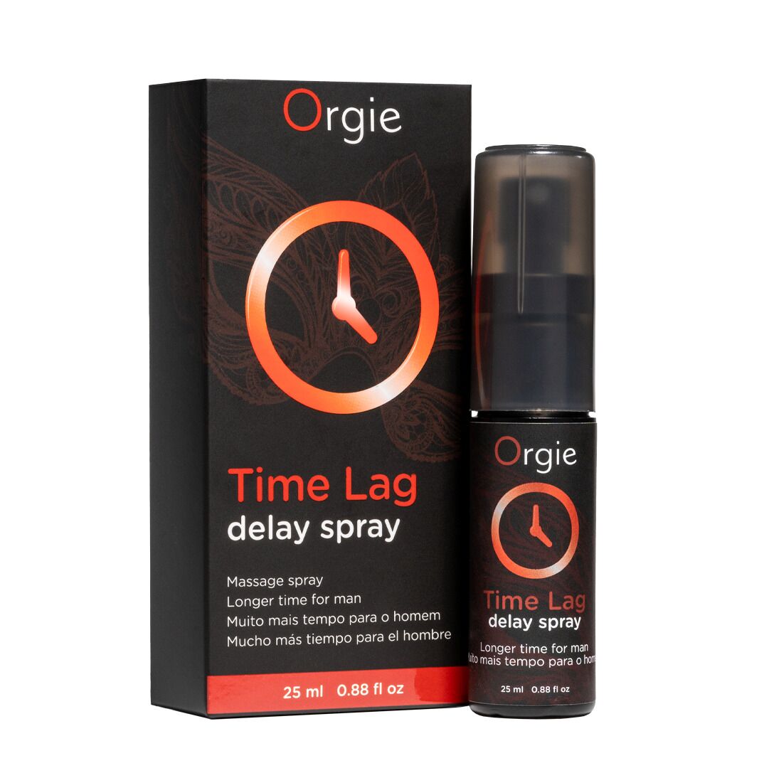 Orgie Time Lag Delay Spray, 25ml, Anesthetic-Free, with Panthenol