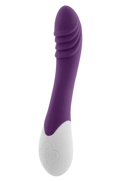 Vibrator S Pleasures Premium Phoenix, for G-spot, purple, waterproof, 16 vibration modes, heating