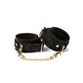 Liebe Seele Boudoir Amor Wrist Cuffs Black, connecting chain with carabiners