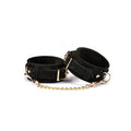 Greaves Liebe Seele Boudoir Amor Ankle Cuffs Black, removable connecting chain