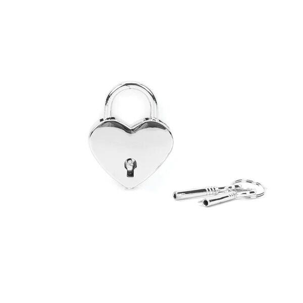 Heart-shaped padlock Liebe Seele Heart Shape Padlock Silver (2 pcs), universal