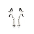 Nipple Clamps Liebe Seele Solid Heart Nipple Clamps Silver, heart pendant