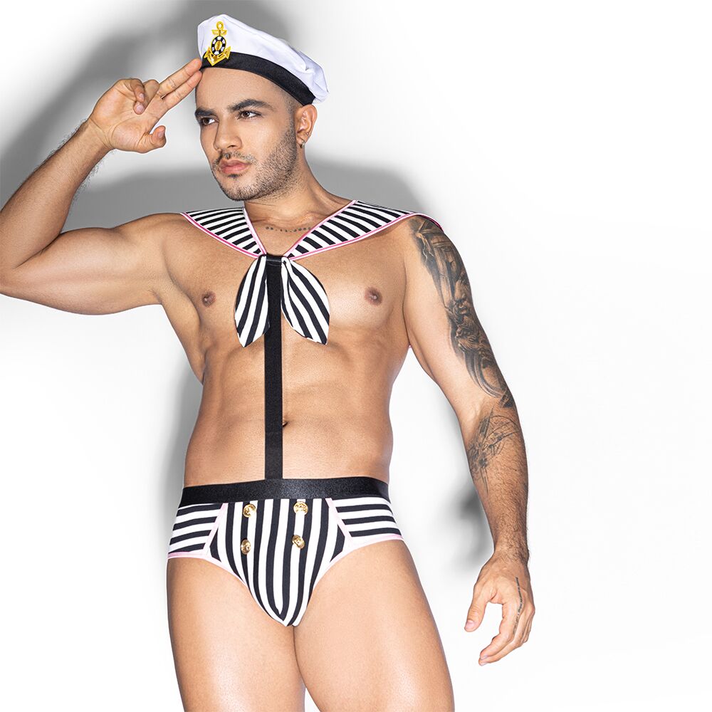 Men's Erotic Sailor Costume JSY 9153 One Size