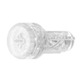 Kiiroo Feel Pocket Crystal Masturbator, compatible with the interactive PowerBlow nozzle