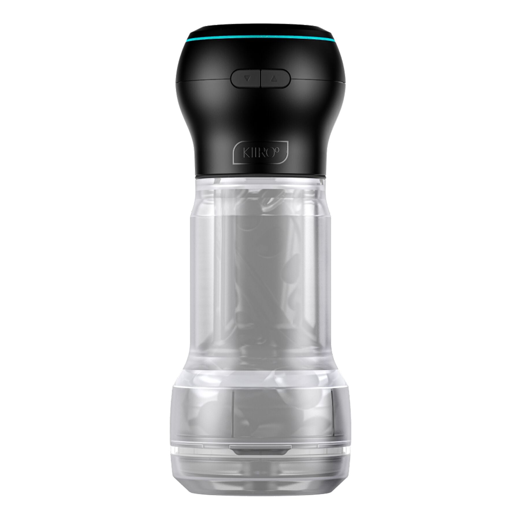 Мастурбатор Kiiroo Feel Pocket Crystal зі всмоктувальною інтерактивною насадкою PowerBlow Combo Set