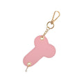 Art of Fhallus Keychain with Carabiner, Pink