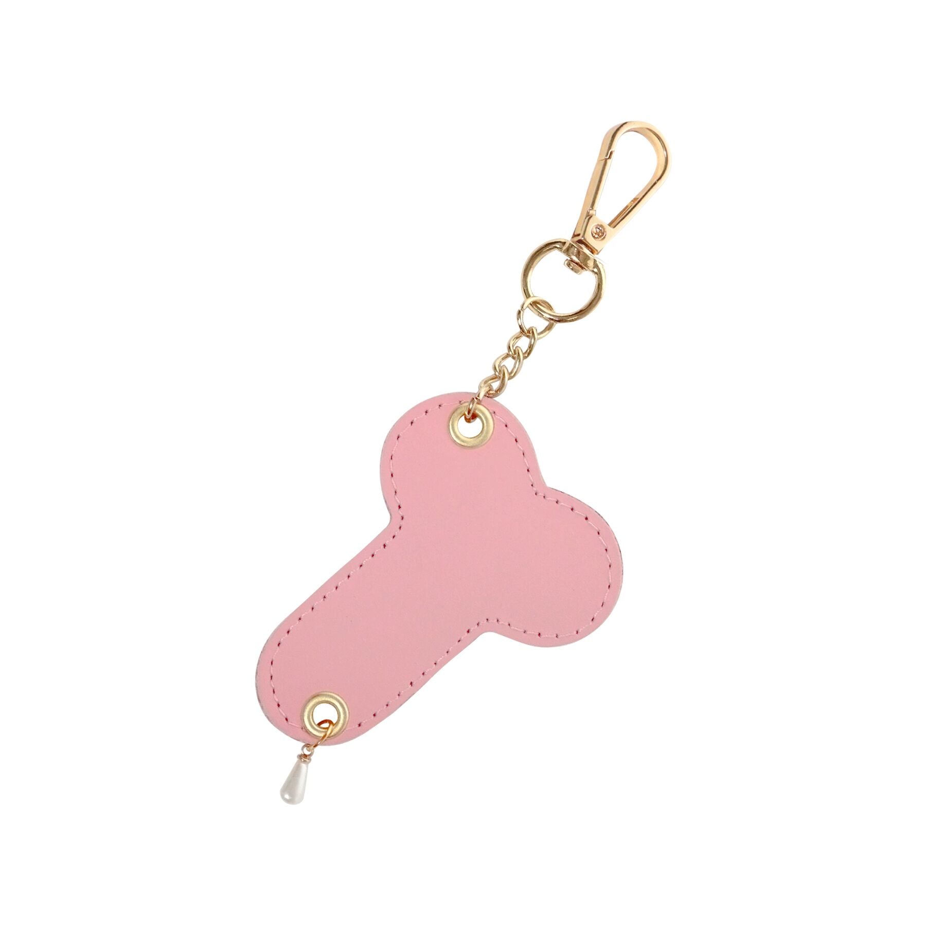 Art of Fhallus Keychain with Carabiner, Pink