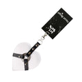 Keyring with Carabiner Art of Heart Angel, White