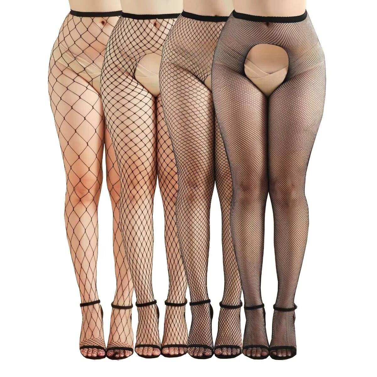 Комплект колготок JSY WW7040-open Black One Size (4 шт)