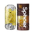 Tenga Spinner DX 02 Bumps Masturbator, with a resilient stimulating spiral inside, medium impact