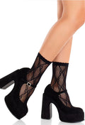 Leg Avenue Bow Net Anklets